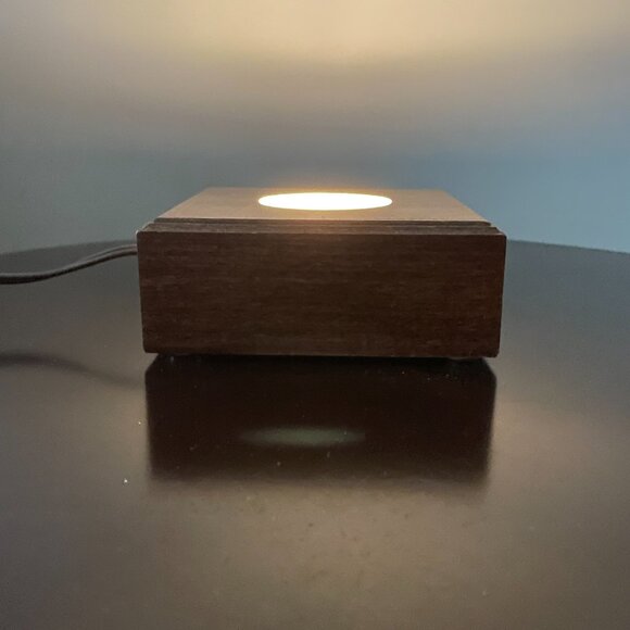 Light Stands Wood Illumination Display Boxes (2) - Picture 2 of 5